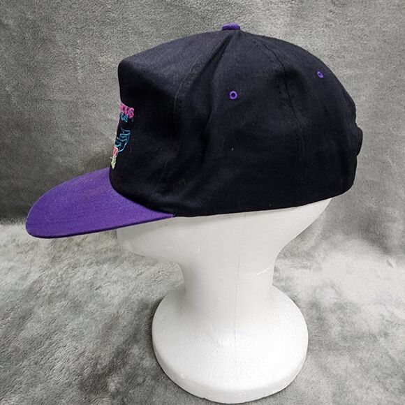 Circus Circus Ringmaster Club Black & Purple Ball Cap Hat Snapback - Picture 2 of 7